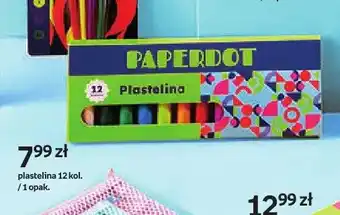 Empik Plastelina 12 kolorów Paperdot oferta