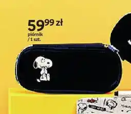 Empik Piórnik Snoopy czarny owalny oferta