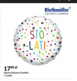 Empik Balony foliowe Confetti Riethmüller oferta