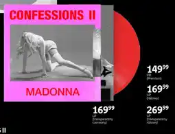 Empik Płyta winylowa LP Madonna Confessions II transparentny czerwony oferta