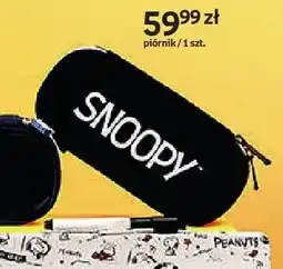 Empik Piórnik Snoopy czarny prostokątny oferta