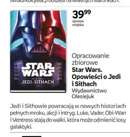Empik Książka Star Wars. Opowieści o Jedi i Sithach Olesiejuk oferta