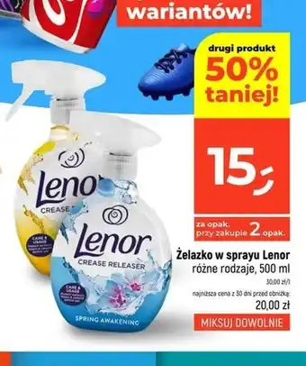 Dealz Żelazko w sprayu Lenor oferta
