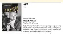 Empik Książka Być jak Armani oprawa twarda oferta