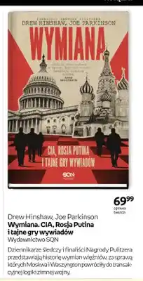 Empik Książka Wymiana. CIA, Rosja Putina i tajne gry wywiadów Drew Hinshaw Joe Parkinson oprawa twarda oferta