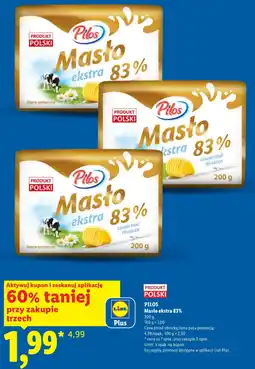 Lidl Masło Pilos oferta
