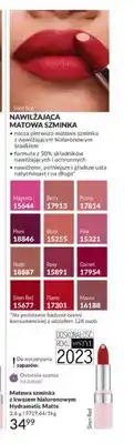 Avon Matowa szminka z kwasem hialuronowym Avon Hydramatic Matte oferta