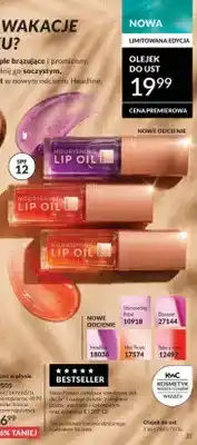 Avon Olejek do ust Avon Nourishing Lip Oil Shimmering Petal oferta