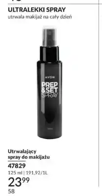 Avon Utrwalający spray do makijażu Avon Prep & Set Spray oferta