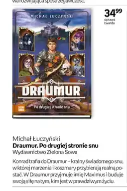 Empik Książka Draumur. Po drugiej stronie snu Michał Łuczyński Wydawnictwo Zielona Sowa oprawa twarda oferta