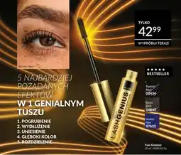 Avon Tusz do rzęs Avon Lash Geniusz Blackest Black oferta