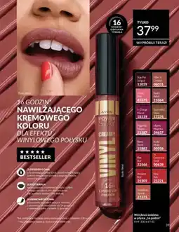 Avon Winylowa szminka w płynie Avon Power Stay Creamy Vinyl Rustic Rebel oferta