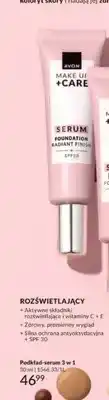 Avon Podkład-serum 3 w 1 Rozświetlający Avon Make Up +Care oferta