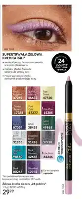 Avon Żelowa kredka do oczu Avon Power Stay Lilac Frost oferta