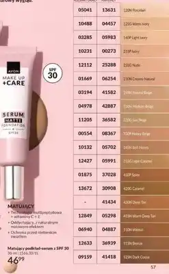 Avon Matujący podkład-serum Avon Make Up +Care oferta