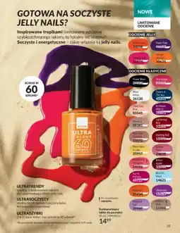 Avon Szybkoschnący lakier do paznokci Avon Ultra Colour 60 Second Express Red Sunrise oferta