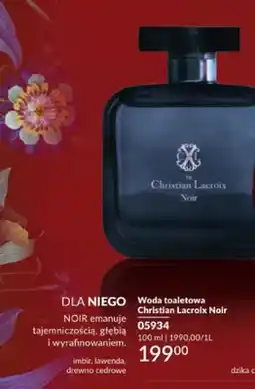 Avon Woda toaletowa Christian Lacroix Noir oferta