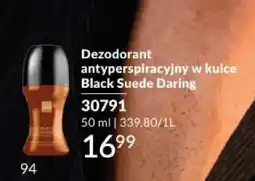 Avon Dezodorant antyperspiracyjny w kulce Avon Black Suede Daring oferta