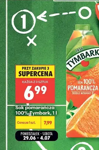 Biedronka Sok Tymbark oferta