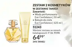 Avon Zestaw Avon Eve Confidence woda perfumowana + balsam do ciała oferta