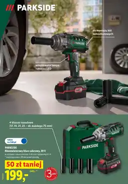 Lidl Akumulatorowy klucz udarowy Parkside oferta