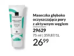 Avon Maseczka głęboko oczyszczająca pory z aktywnym węglem Avon Clearskin oferta