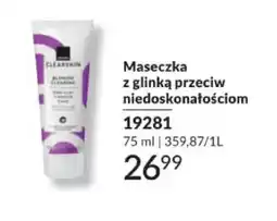 Avon Maseczka z glinką przeciw niedoskonałościom Avon Clearskin oferta