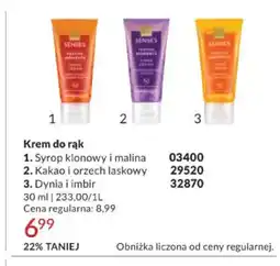 Avon Krem do rąk Avon Senses Syrop klonowy i malina oferta