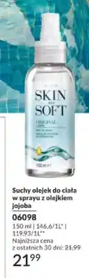 Avon Suchy olejek do ciała w sprayu Avon Skin So Soft z olejkiem jojoba oferta