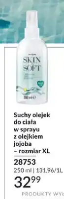 Avon Suchy olejek do ciała w sprayu Avon Skin So Soft z olejkiem jojoba rozmiar XL oferta