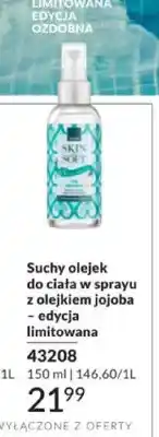 Avon Suchy olejek do ciała w sprayu Avon Skin So Soft z olejkiem jojoba edycja limitowana oferta