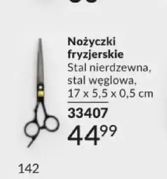 Avon Nożyczki fryzjerskie Avon oferta