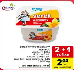 Carrefour Market Serek homogenizowany Mlekpol oferta