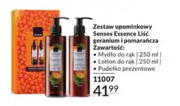 Avon Zestaw upominkowy Avon Senses Essence Liść geranium i pomarańcza oferta