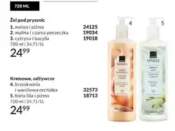 Avon Kremowy żel pod prysznic Avon Senses brzoskwinia i waniliowa orchidea oferta