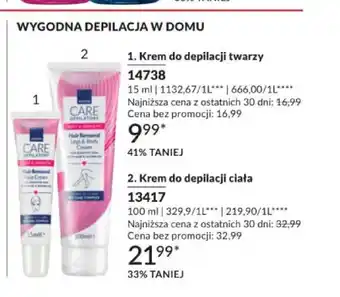 Avon Krem do depilacji twarzy Avon Care oferta