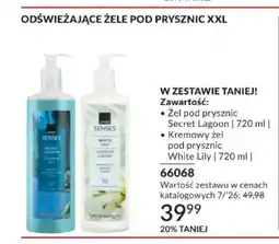 Avon Zestaw żeli pod prysznic Avon Senses Secret Lagoon + White Lily oferta