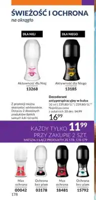 Avon Dezodorant antyperspiracyjny w kulce On Duty Aktywność dla Niej oferta
