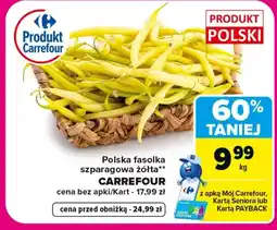 Carrefour Fasolka szparagowa Carrefour oferta