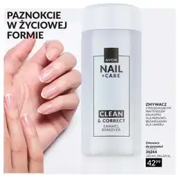 Avon Zmywacz do paznokci Avon Nail + Care Clean & Correct oferta