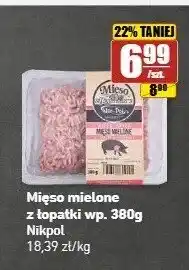 API MARKET Miśo mielone z łopatki wieprzowej Nikpol oferta