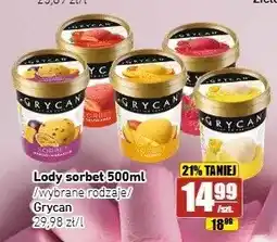 API MARKET Lody sorbet Grycan Mango-Marakuja oferta