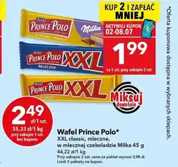 Lewiatan Wafel Prince Polo oferta