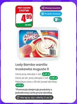Dino Lody Bambo wanilia truskawka Augusto oferta