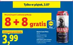 Lidl Piwo Harnaś Jasne Pełne oferta
