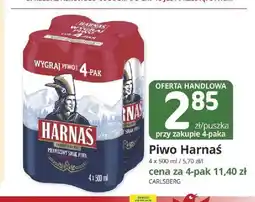 Marketvita Piwo Harnaś jasne pełne 4-pak oferta