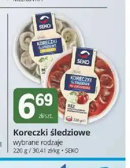 Marketvita Koreczki śledziowe Seko oferta
