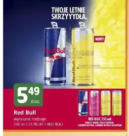 Marketvita Napój energetyczny Red Bull oferta