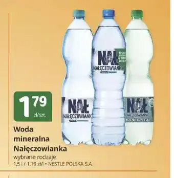 Marketvita Woda mineralna niegazowana Nałęczowianka oferta