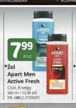 Marketvita Żel pod prysznic Apart Men Active Fresh Cool oferta